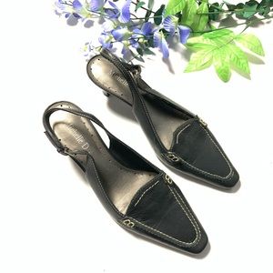 Michelle D Women's Black Heels Shoes